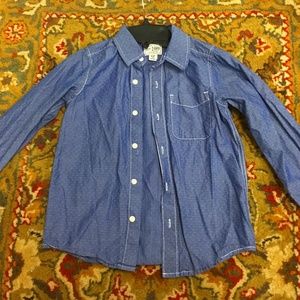 1989 The Place, Blue &  white button down shirts